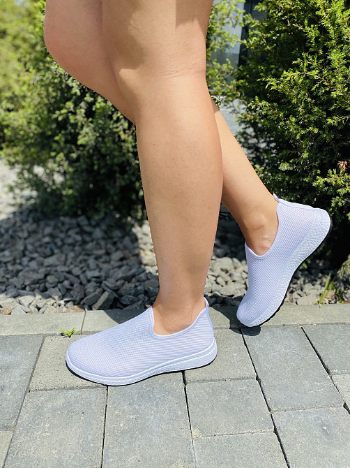 Oubaili Сліпони жіночі Oubaili 821 білі (весна-літо, сітка) (3960) лише 41р. Коломыя - изображение 3