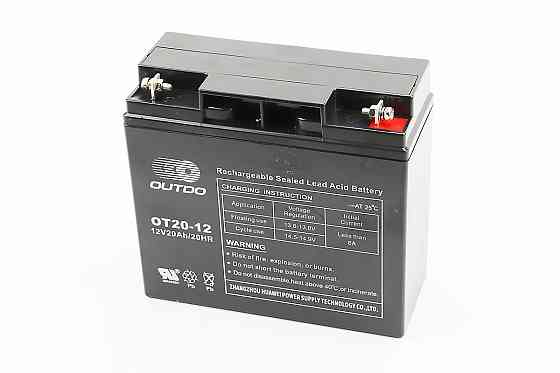 Акумулятор 12V20Ah OT20-12 кислотний (L181*W77*H167mm) для ДБЖ, іграшок та ін. Бершадь