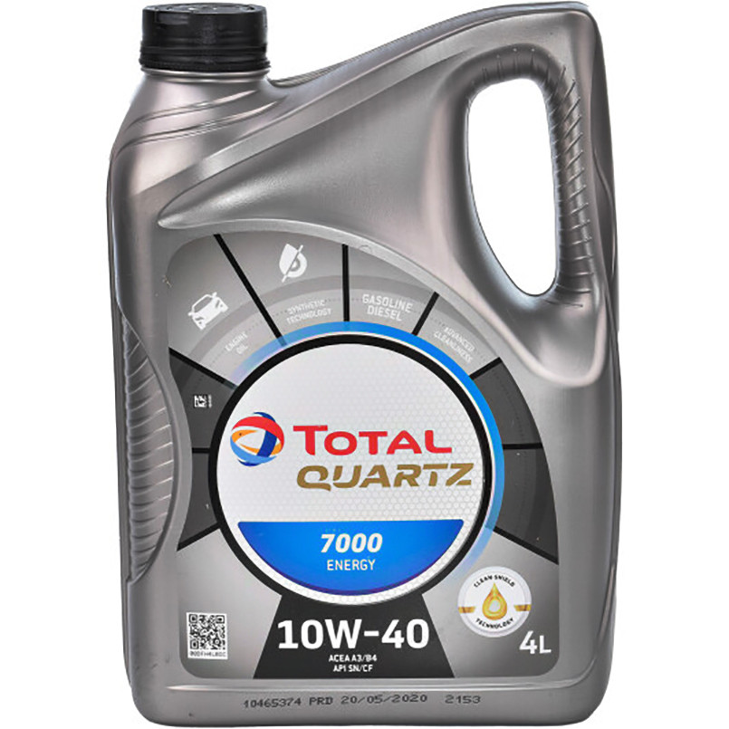 Моторне масло Total Quartz 7000 Energy 10W-40 4л Львів - фото 1