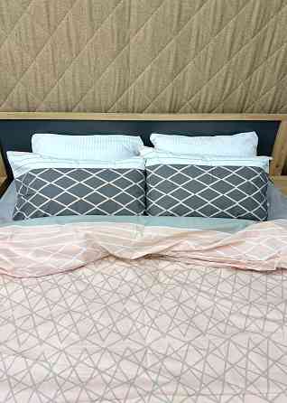 Комплект постельного белья Ранфорс, Decorator Cotton Collection Skagen Евро 220х200 персиковый с серым (88-124) Киев