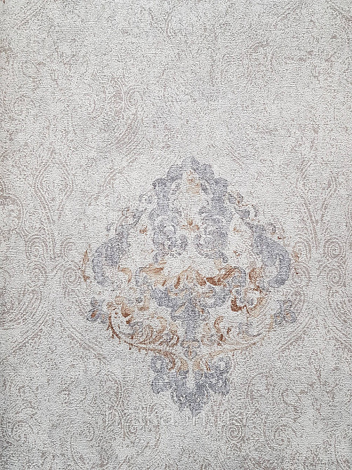 Обои винил на флизелине горячего тиснения DU&KA  Voyage1.06х10 вензеля фон восточный рисунок бежевые Киев - изображение 3