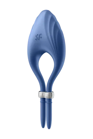 Регулируемое эррекционное кольцо с вибрацией Satisfyer Duelist, синий Sex Aura Киев
