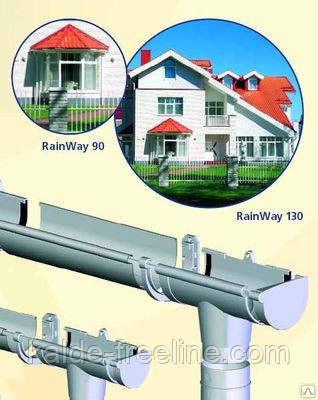Водосточная система RAINWAY Воронка желоба 130 Харьков - изображение 2