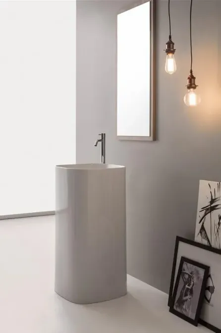 Раковина  Scarabeo Moon 85x42x42Cm Ardesia 551049 Киев - изображение 1