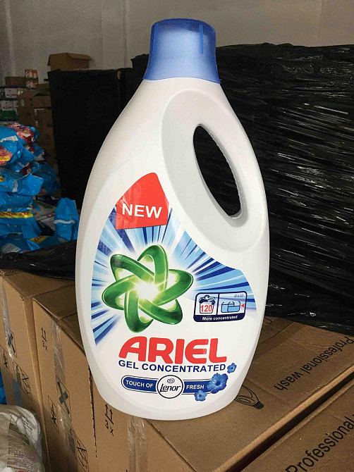Ariel Gel Touch of Lenor Fresh, 120 прань, пральний гель, концентрат 5775мл Київ - фото 1