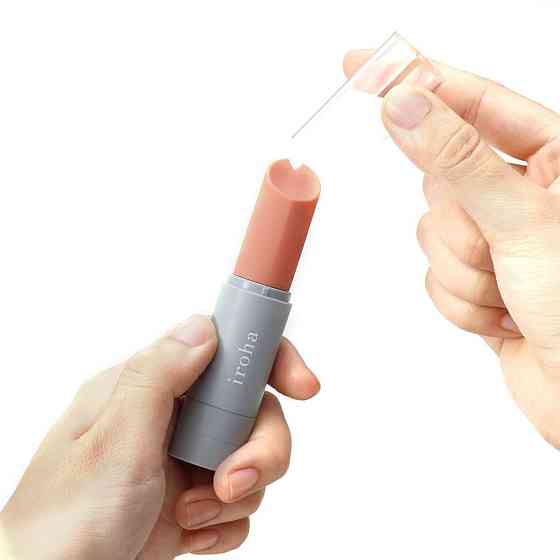 Вибратор-помада IROHA STICK Grey, плавное увеличение мощности Sex Aura Киев