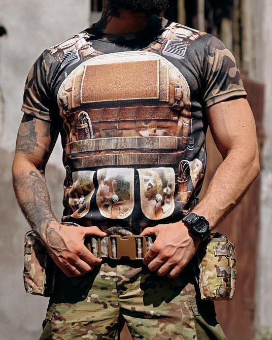 Тактическая потоотводящая футболка oblivion GENEZIS  ДЛ7158 Одесса - изображение 9