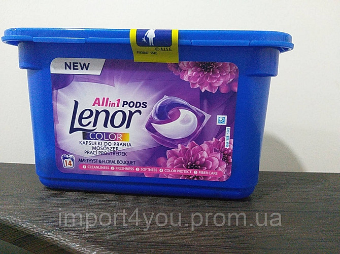 Lenor капсули 3w1 14шт  - фото 1