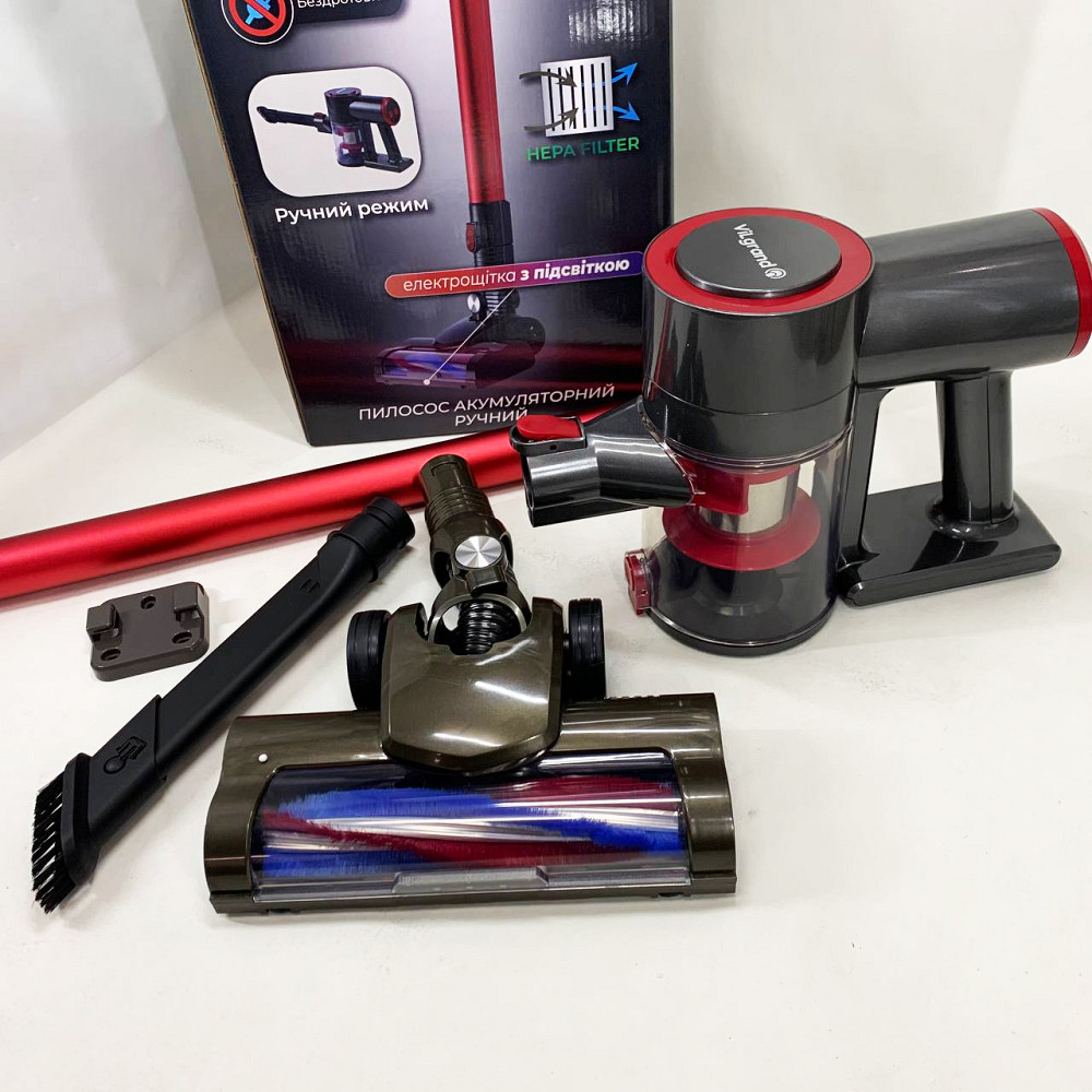 Ручний пилосос найпотужніший VILGRAND VVC0401BС 400 Вт, Вертикальний пилосос Відмінний ручний EH-94 Івано-Франківськ - фото 1