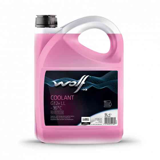 Антифриз Wolf Coolant Longlife G12+ -36°C рожевий готовий 5л Львів