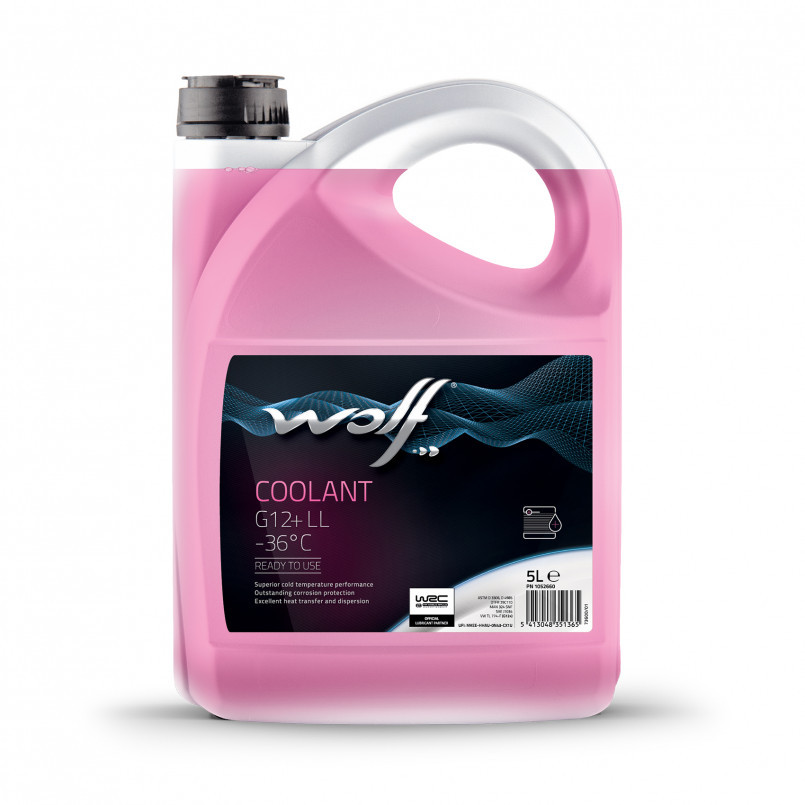 Антифриз Wolf Coolant Longlife G12+ -36°C рожевий готовий 5л Львів - фото 1