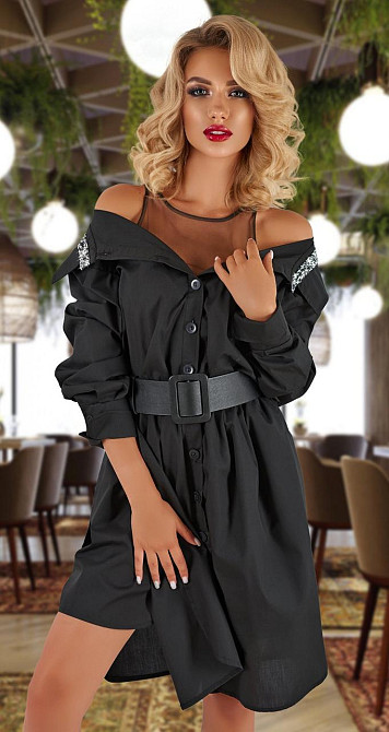 Стильне плаття сорочка Київ - фото 1