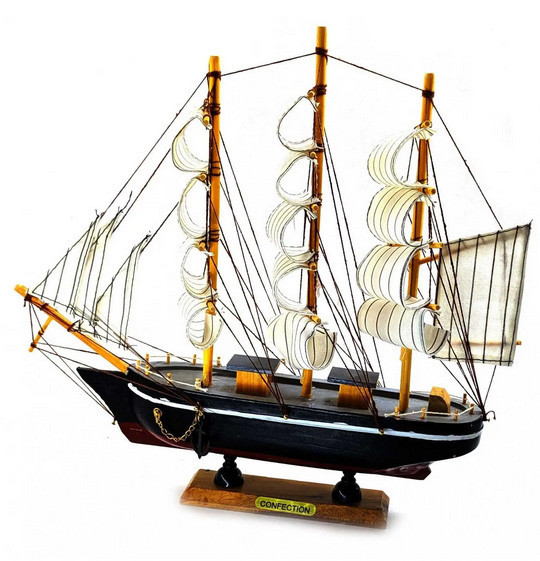 Вітрильник сувенірний статуетка Київ - фото 1