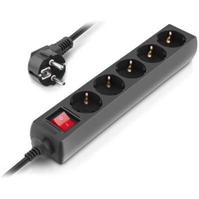 Сетевой фильтр питания REAL-EL RS-Protect M 1.8m, black (EL122300026) Винница - изображение 9