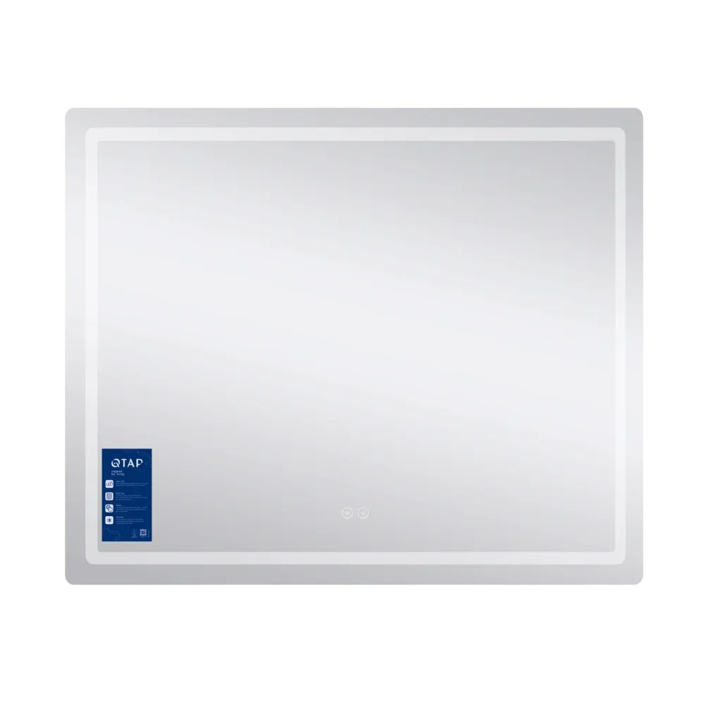 Дзеркало Qtap Mideya (MI2) 900х700 з LED-підсвіткою Touch, з антизапотіванням, з димером, рег. яскравості QT2078NCF9070 Київ - фото 5