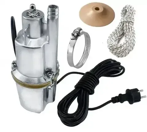 Насос погружной вибрационный для подъема чистой воды из колодцев, 250 Вт, 1 скорость, 8м погружение Одесса - изображение 5