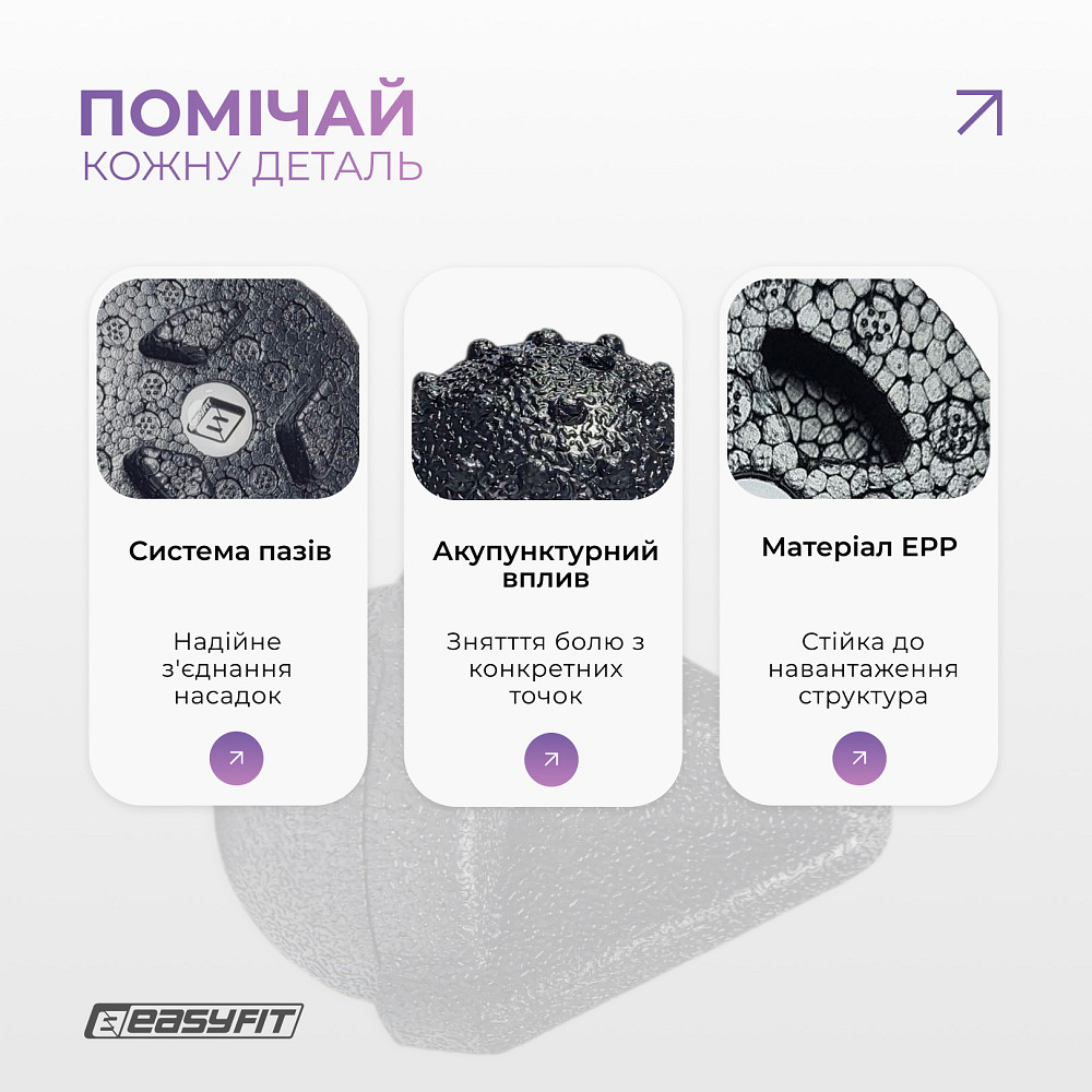 Набір масажерів для МФР EasyFit TriggerSet (4 шт.) Коломыя - изображение 10