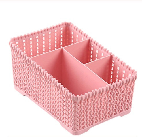 Органайзер для косметики розовый - высота 10см, длина 19см, ширина 12,5см (изготовлен из прочного пластика) Киев - изображение 2