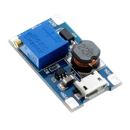 Преобразователь напряжения повышающий MT3608 2-24 на 28В, MicroUSB Винница - изображение 1