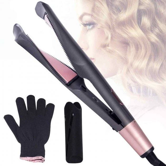 Стайлер плойка для волос Curl & Straight 2в1 спиральный выпрямитель Винница - изображение 11
