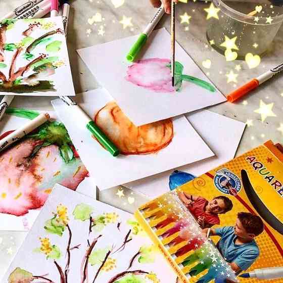 Акварельні Фломастери MALINOS Aquarellzauber на водній основі 12 шт Киев