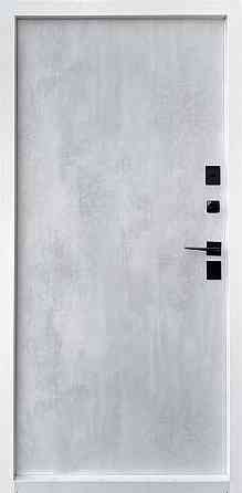 Двері вуличні Форт-М  комплектація "ТЕРМО" модель ТОКІО ТЕРМОРОЗРИВ бетон антрацит/бетон сніжний Київ