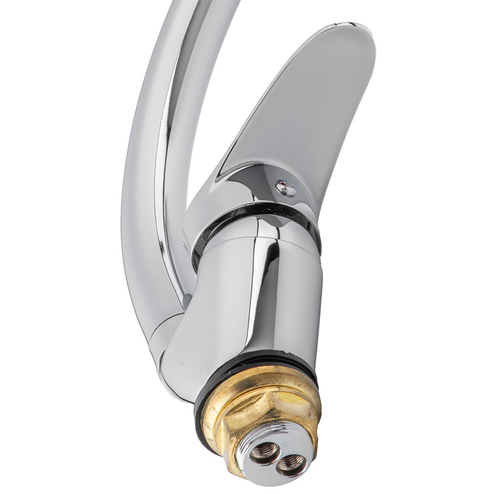Смеситель s07 Ø40 для кухни гусак ухо на гайке TAU SE-4B145C (9807150) Киев - изображение 8