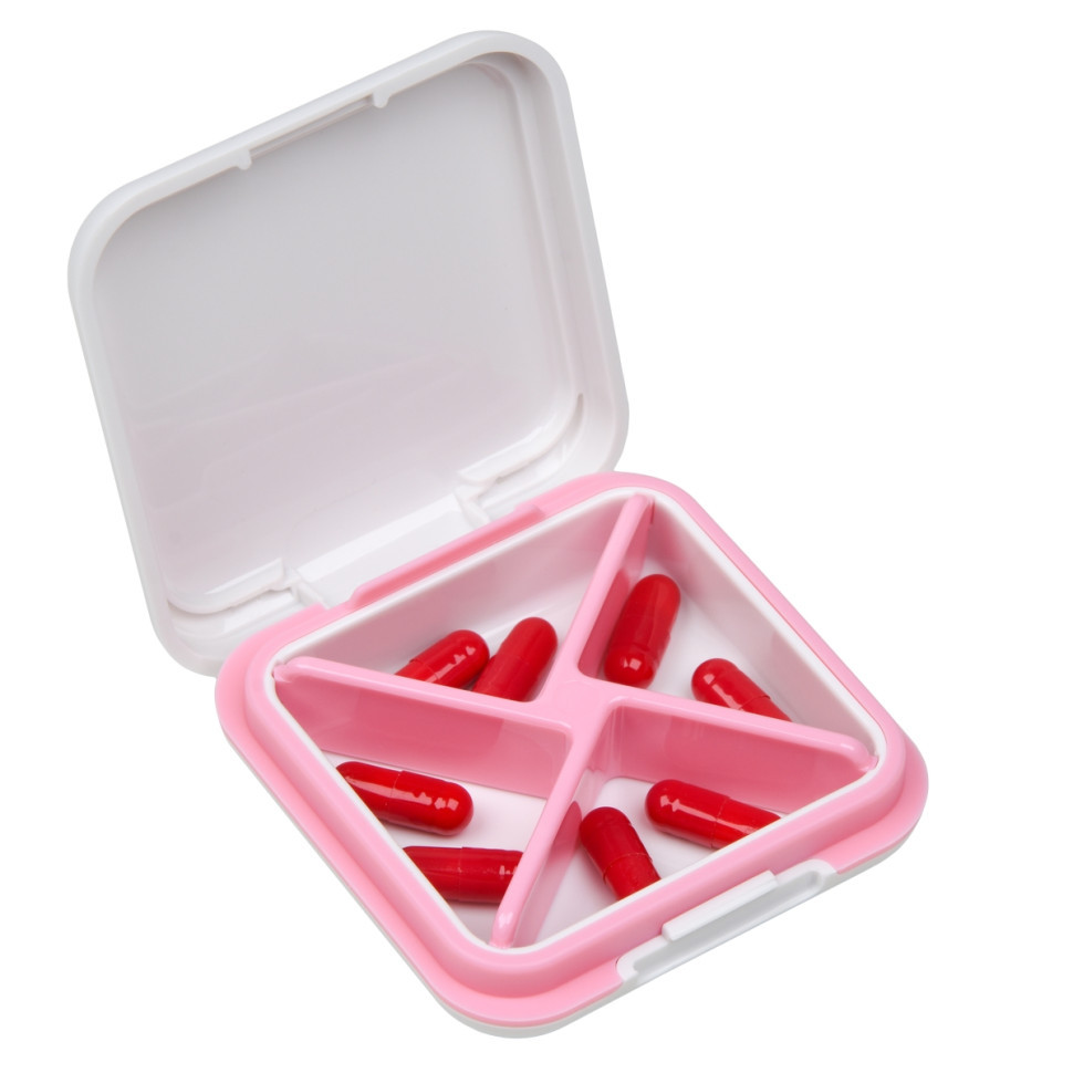 Кейс для капсул Fitseven UZSPACE TP005WP, білий з ромбами Вінниця - фото 2