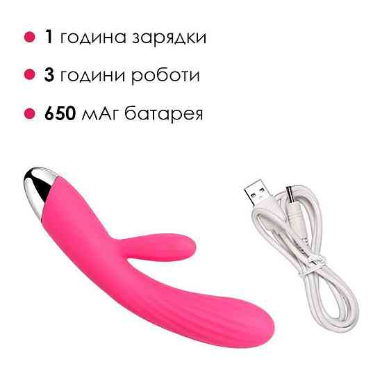 Інтелектуальний вібратор-кролик із підігрівом Svakom Angel Plum Red Sex Aura Київ