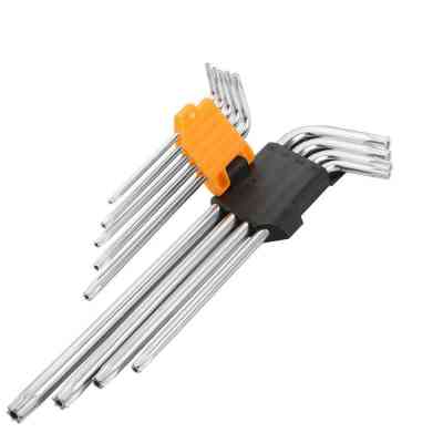 Набір інструментів Tolsen ключів Торкс з отвором 9 шт Т10-Т50 (20056) Вінниця