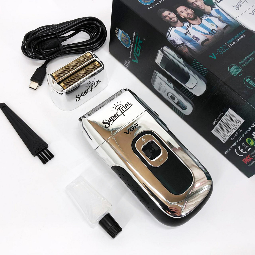 Чоловіча акумуляторна електробритва VGR V-332, Хороші електричні бритви для гоління XD-88 Львів - фото 15