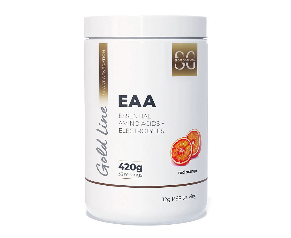 Аминокислоты (EAA) и электролиты Sport Generation Gold Line EAA + Electrolytes 420g (Red Orange) Луцк - изображение 1