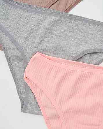 Набір жіночих трусиків-тижневик у рубчик упаковка 7 шт Nicoletta 713161 Київ