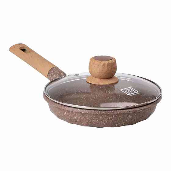 Алюмінієва сковорода 1,4 л, мармурове антипригарне покриття Ø 22 см, бежевий MGC HP-4-422CO Коломия