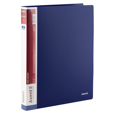 Папка на кільцях Axent А4 з 2-ма кільцями 700 мкм 25 мм Синя (1207-02-A) Вінниця - фото 1