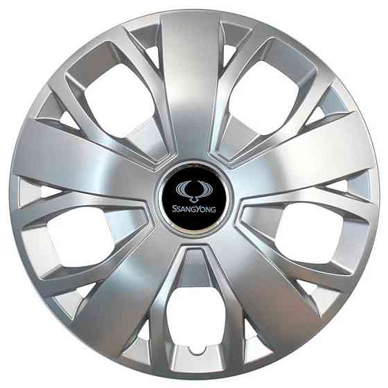 Автомобильные модельные колпаки R16 SsangYong 420 4шт, SJS, серебристые Киев