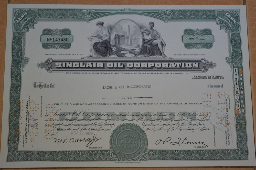 Акция. США. 1966 год №147430(Б-5) Полтава - изображение 1