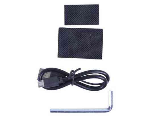 Держатель телефона HFCM-29 (крепление на руль), алюминий, черный, с зарядкой Мукачево