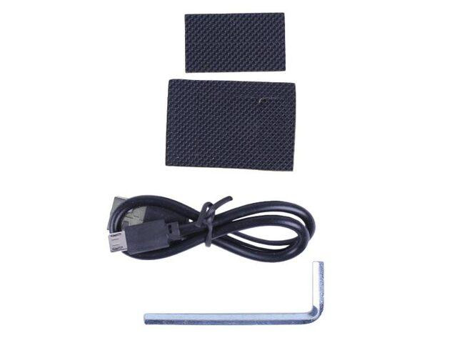 Держатель телефона HFCM-29 (крепление на руль), алюминий, черный, с зарядкой Мукачево - изображение 6