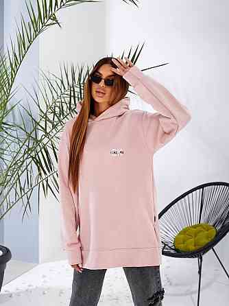 Женская базовая удлиненная худые с двойным глубоким капюшоном турецкий тринит, петля ПЕНЬЕ Одесса