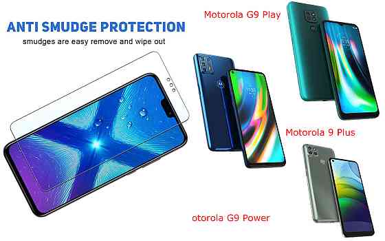 Защитное стекло NeoGlass для Motorola G9 Play, 9 Plus, G9 Power – ультрапрозрачное и устойчивое Киев