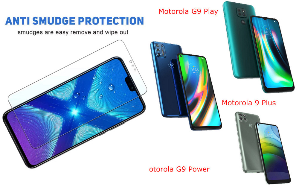 Защитное стекло NeoGlass для Motorola G9 Play, 9 Plus, G9 Power – ультрапрозрачное и устойчивое Киев - изображение 3