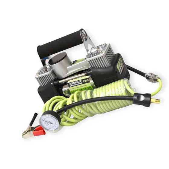 Компрессор 2 цилин steel power 264w/10атм/60л/5м шланг спирал с ман/клемы/сумка Мукачево