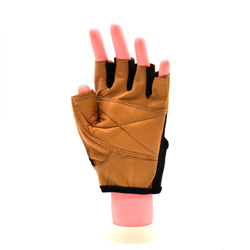 Рукавички для фітнесу MadMax MFG-444 Fitness Brown S Луцк - изображение 3