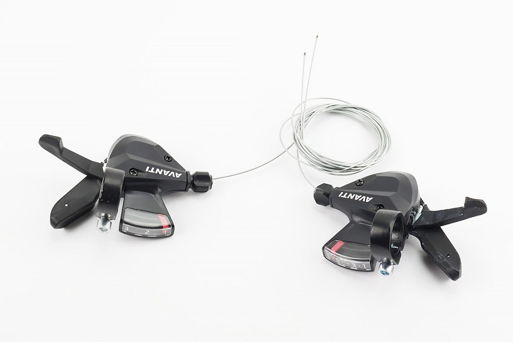 Перемикачі (манетка) 3x8 швидкості, чорні SL-03 Київ - фото 1