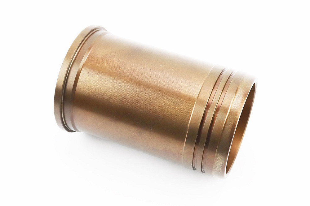 Гільза циліндра R185N (H-160mm, Dпоршня-85mm, Dвінця-105,7mm, Dверх.пояс-98,00mm, Dниж.пояс-98,00mm), жовта, з насічкою Київ - фото 1