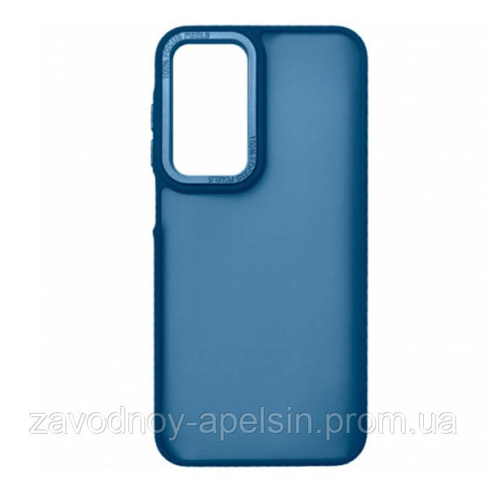Samsung A25 A256 Чехол матовый Frame TPU+PC (синий) Одесса - изображение 1