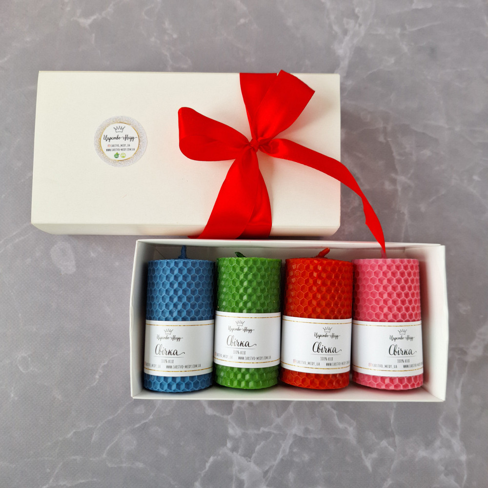 Подарок учителю, набор свечей ручной работы в подарочной коробочке. Яркие. Одесса - изображение 4