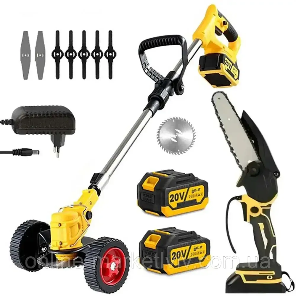 Набір акумуляторний для саду 2в1+2 АКБ 48V SBR Київ - фото 1