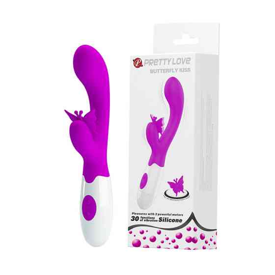 Вібратор - Pretty Love Butterfly Kiss Vibrator Purple Sex Aura Київ